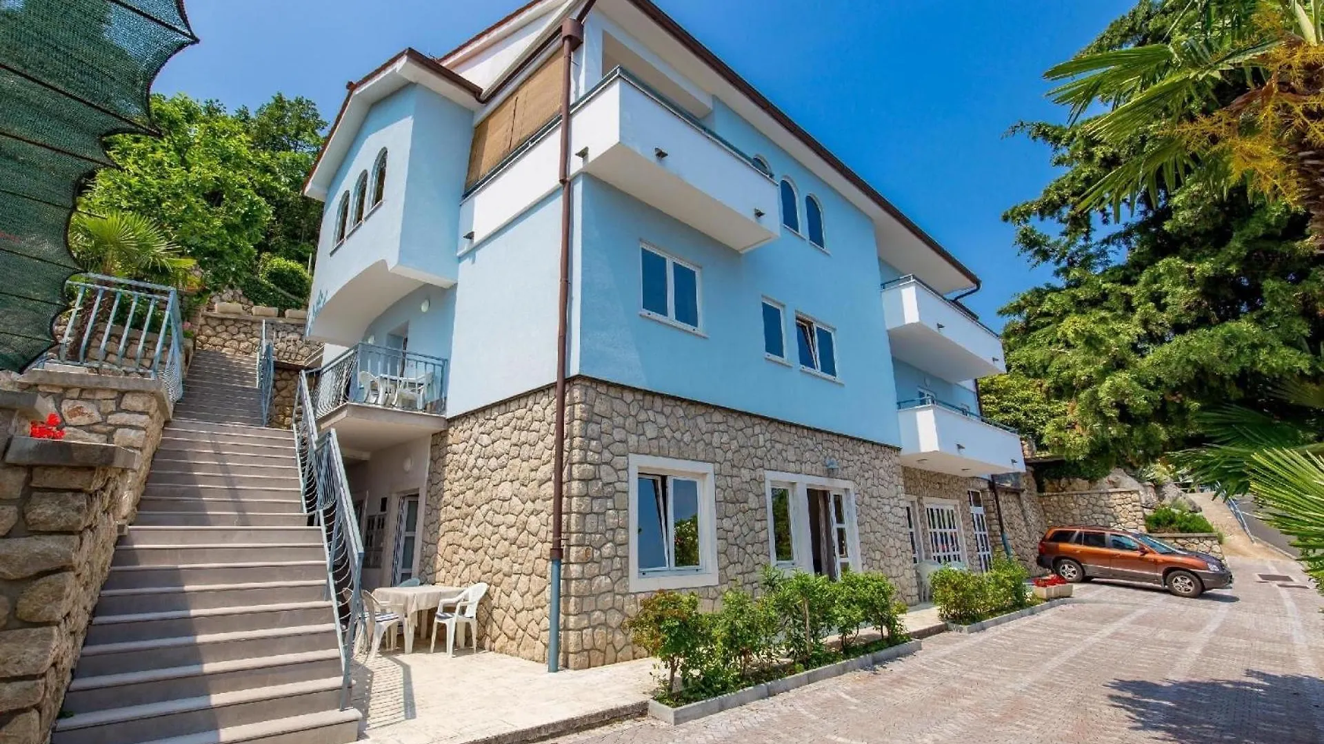 Wohnung In Obrs Mit Kleiner Terrasse Und Meerblick Apartman Moscenicka Draga