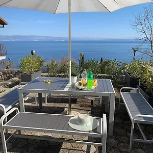Near The Beach, With Terraces And Seaview At House B. Mošćenička Draga